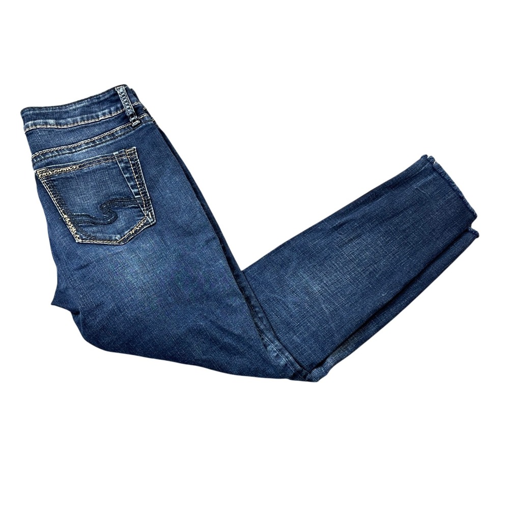 Silver Jeans 28 / 31‎ (27) Suki Cotton Blend Raw Hem